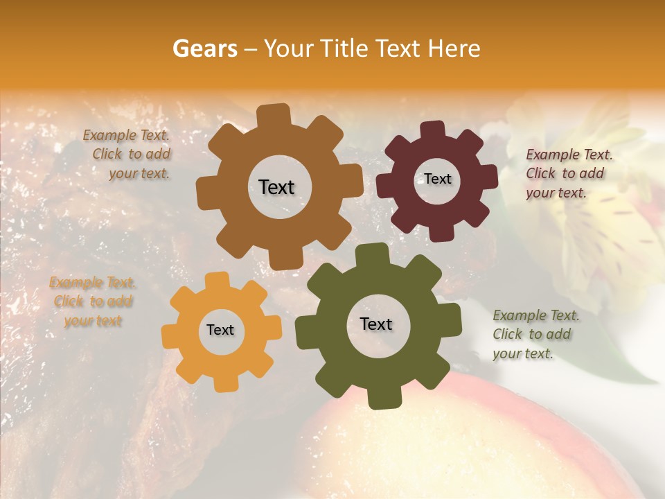 Spice Restaurant Meat PowerPoint Template