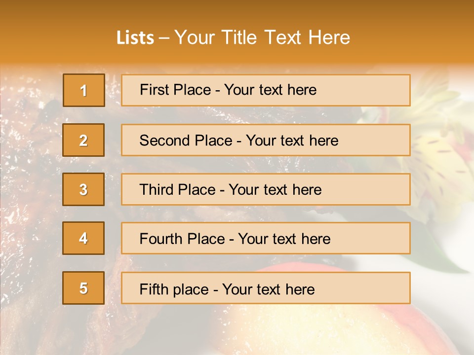 Spice Restaurant Meat PowerPoint Template