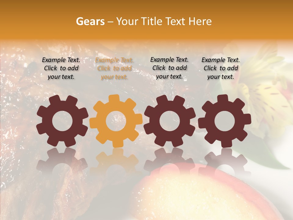 Spice Restaurant Meat PowerPoint Template