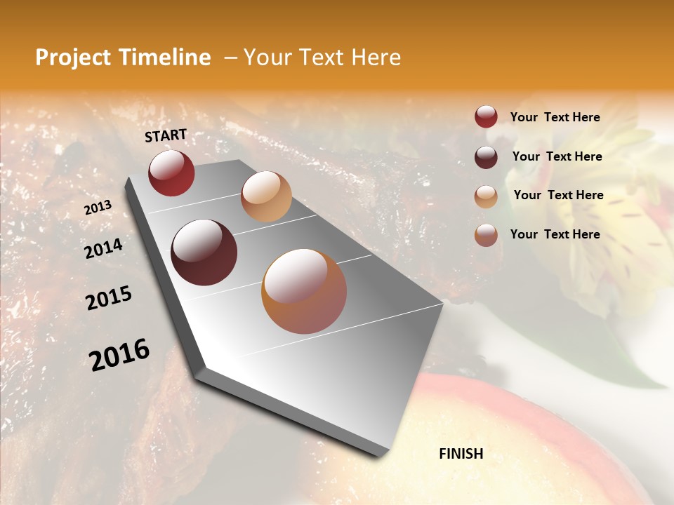 Spice Restaurant Meat PowerPoint Template