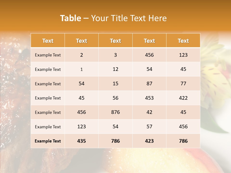 Spice Restaurant Meat PowerPoint Template