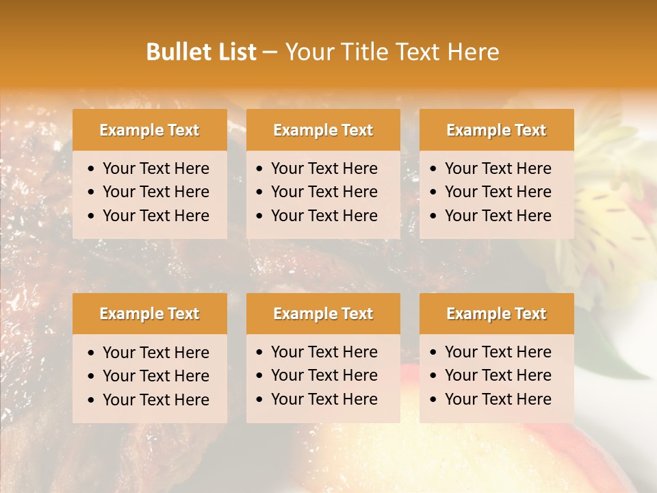 Spice Restaurant Meat PowerPoint Template