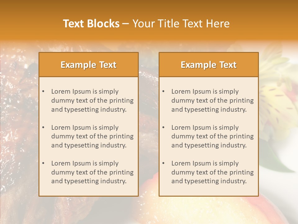 Spice Restaurant Meat PowerPoint Template