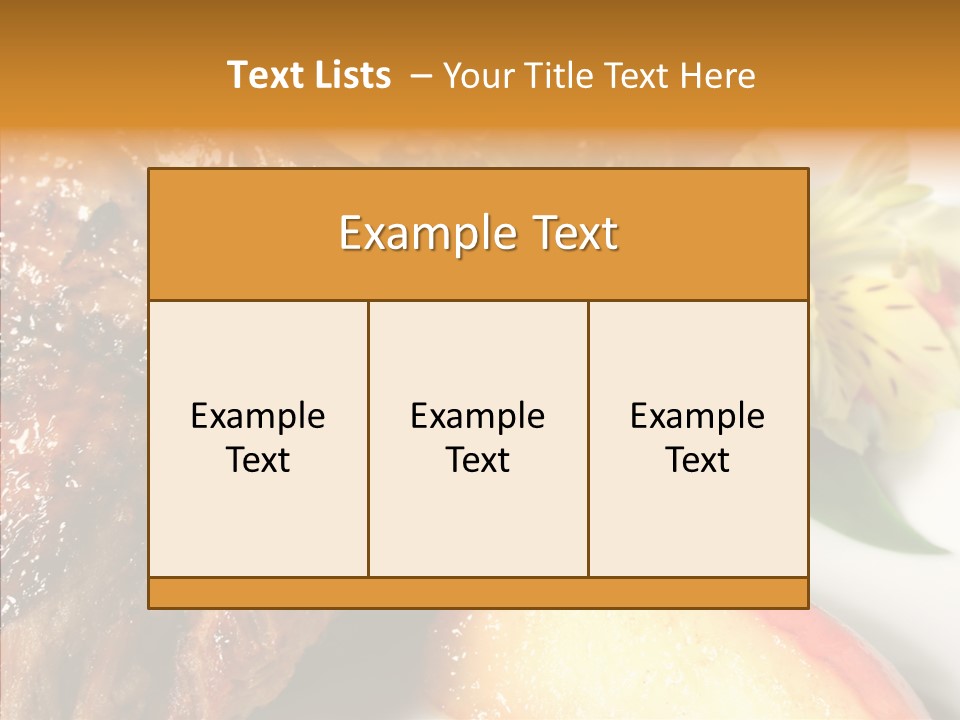Spice Restaurant Meat PowerPoint Template