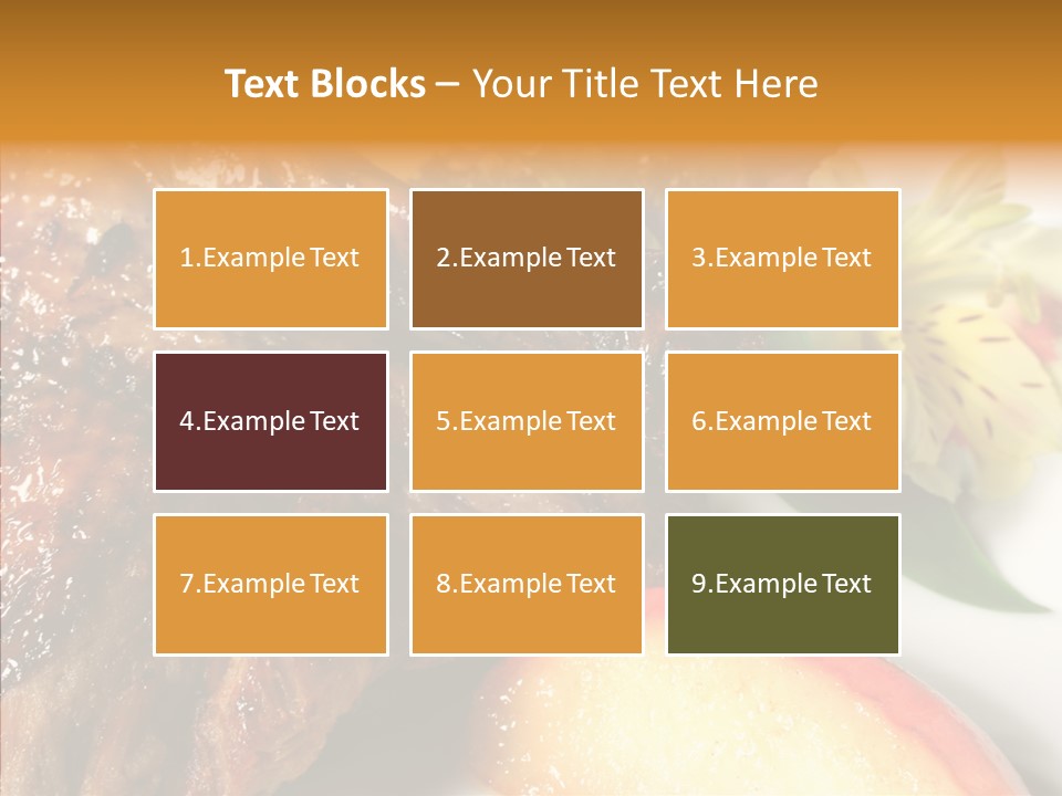 Spice Restaurant Meat PowerPoint Template