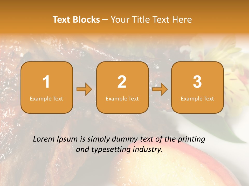 Spice Restaurant Meat PowerPoint Template