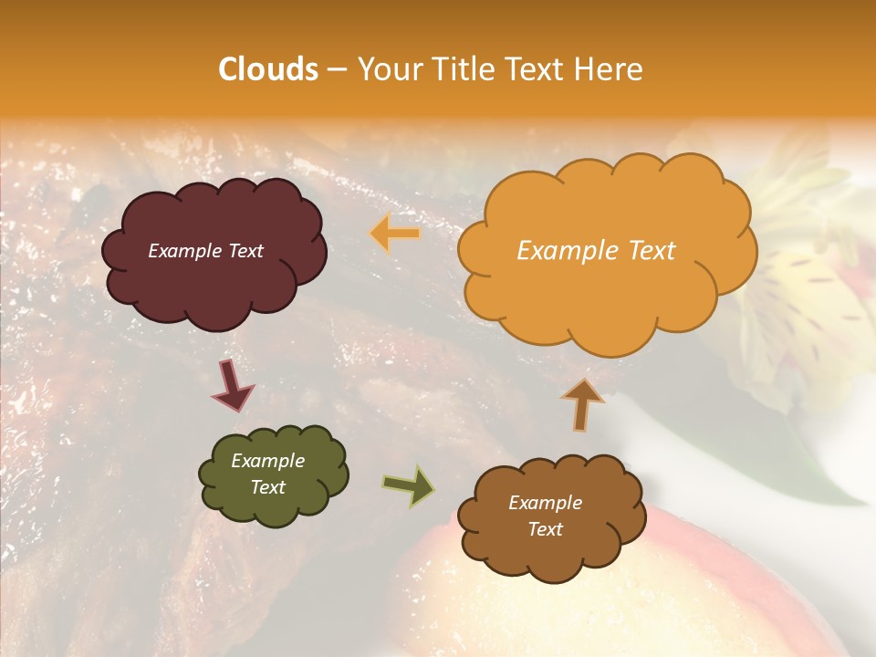 Spice Restaurant Meat PowerPoint Template
