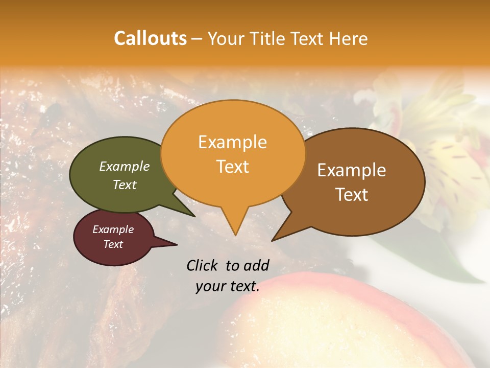 Spice Restaurant Meat PowerPoint Template