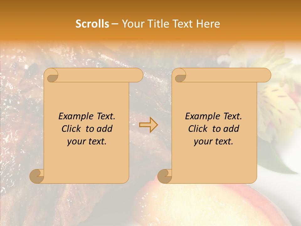 Spice Restaurant Meat PowerPoint Template