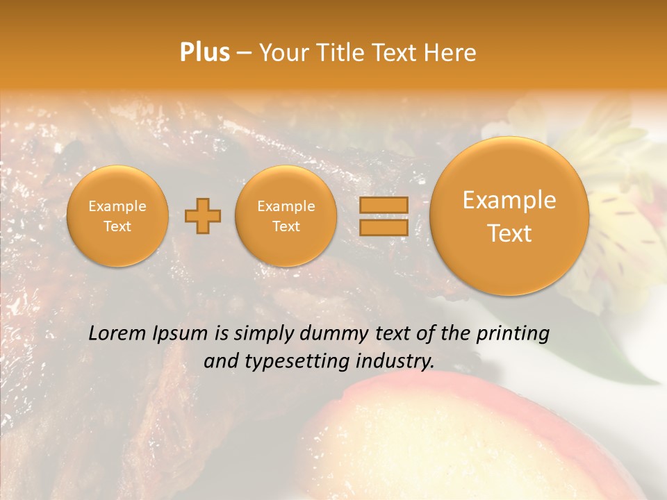 Spice Restaurant Meat PowerPoint Template