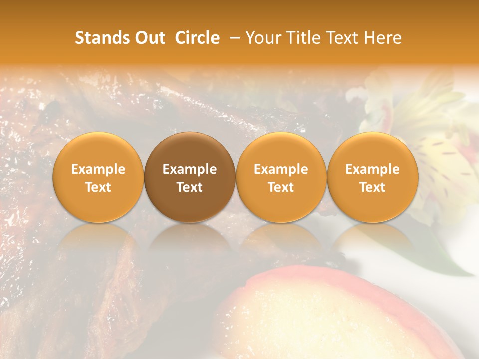 Spice Restaurant Meat PowerPoint Template
