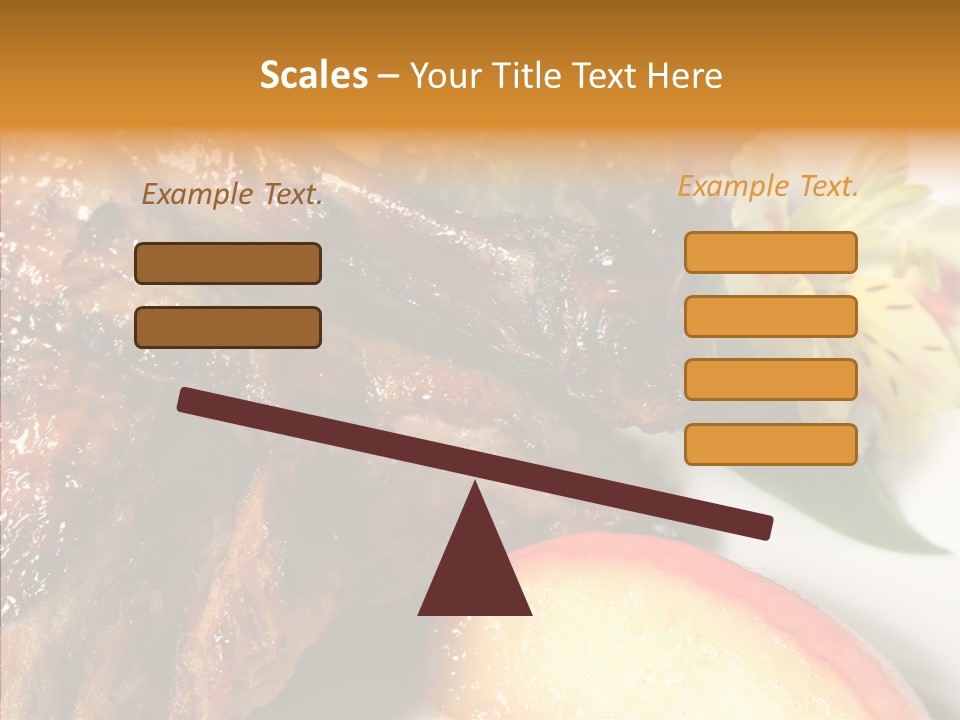 Spice Restaurant Meat PowerPoint Template