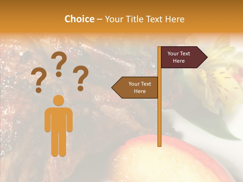Spice Restaurant Meat PowerPoint Template