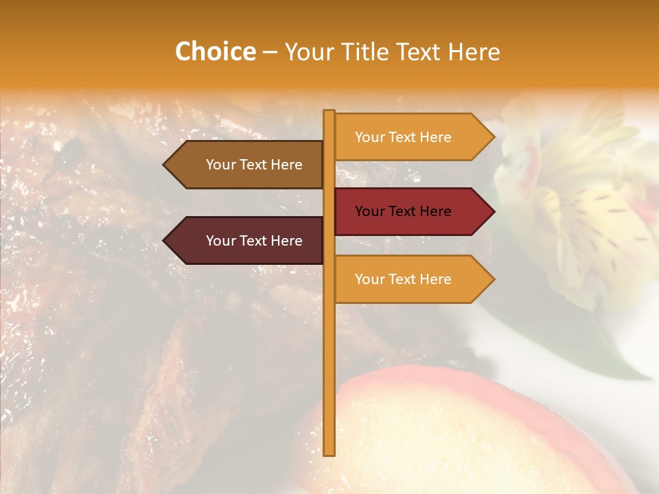 Spice Restaurant Meat PowerPoint Template