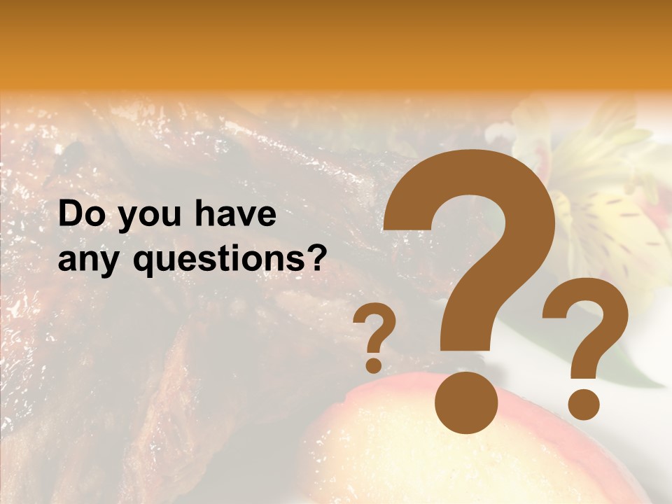 Spice Restaurant Meat PowerPoint Template