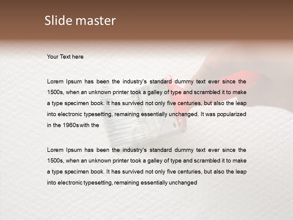 Bucket Work Paintcan PowerPoint Template