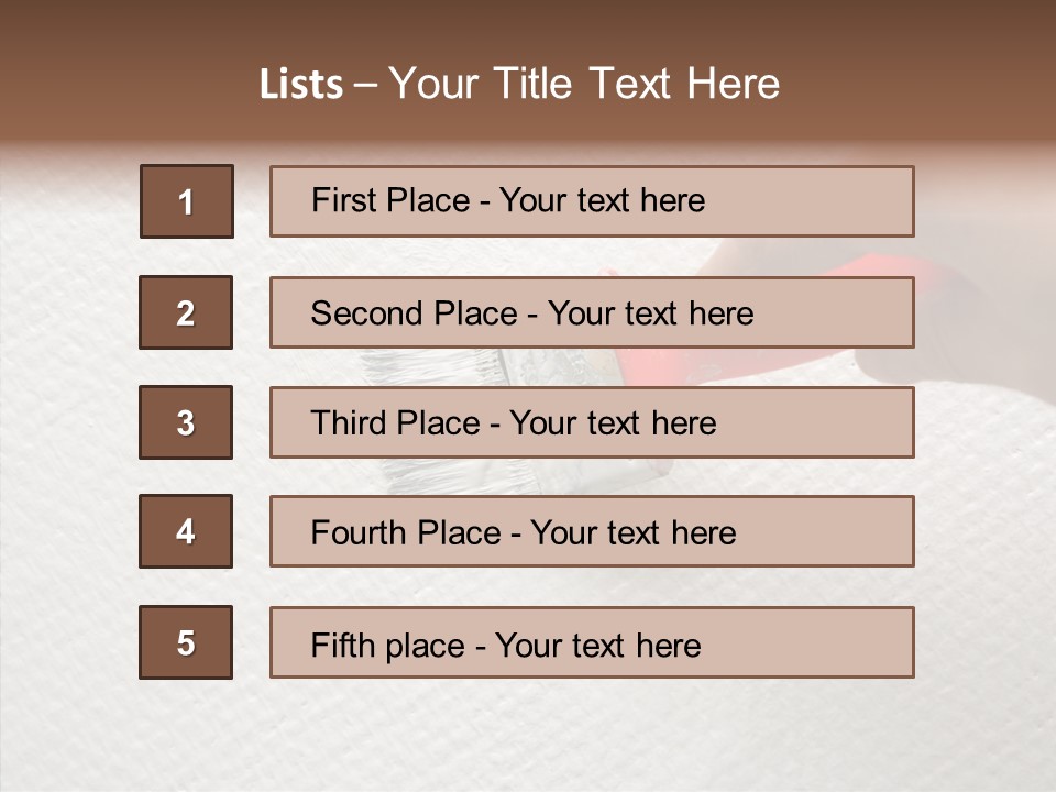 Bucket Work Paintcan PowerPoint Template