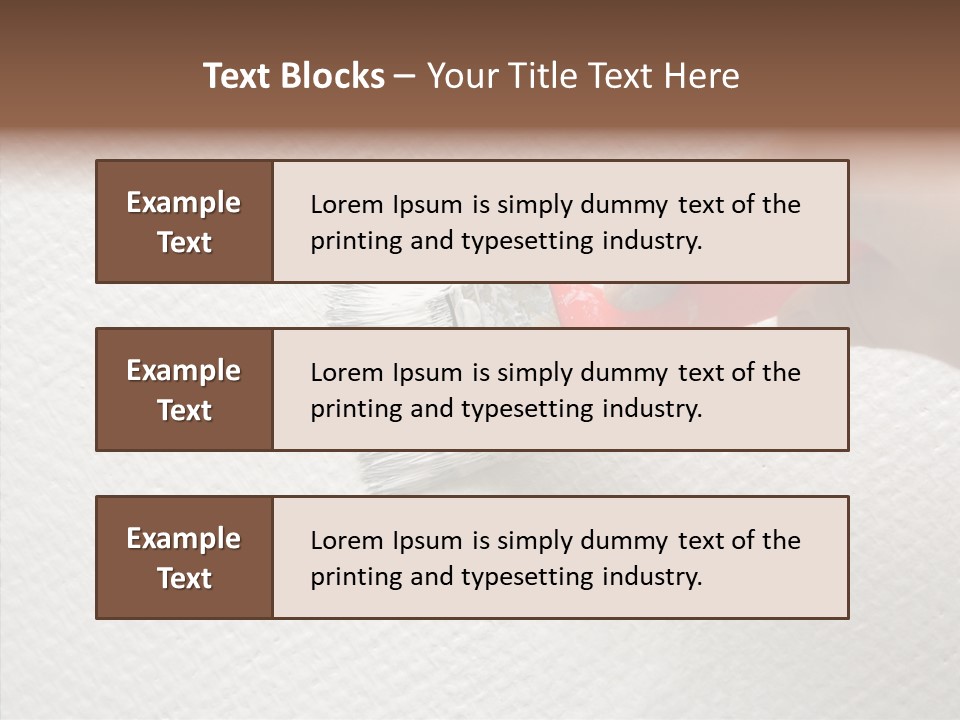 Bucket Work Paintcan PowerPoint Template