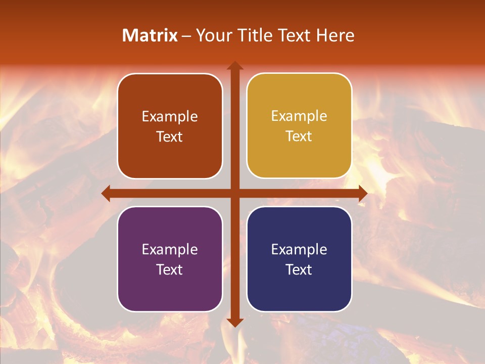 Red Disaster Pollution PowerPoint Template