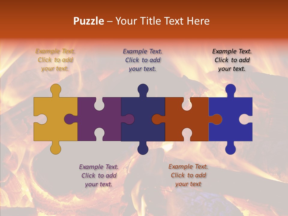 Red Disaster Pollution PowerPoint Template