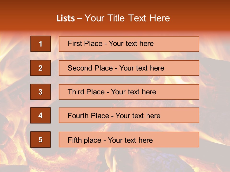 Red Disaster Pollution PowerPoint Template
