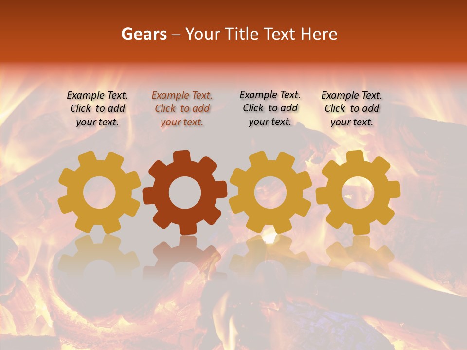 Red Disaster Pollution PowerPoint Template