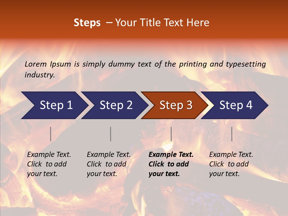 Red Disaster Pollution PowerPoint Template