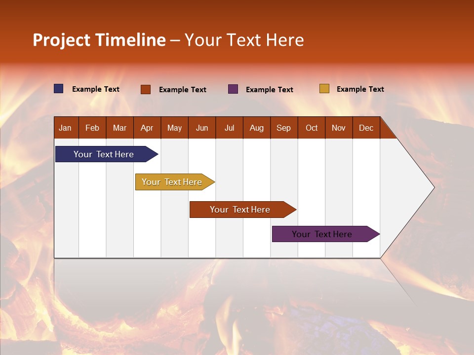 Red Disaster Pollution PowerPoint Template