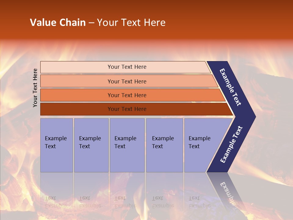 Red Disaster Pollution PowerPoint Template