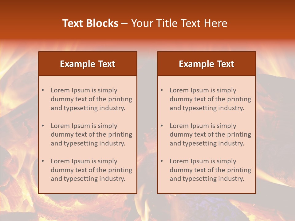 Red Disaster Pollution PowerPoint Template