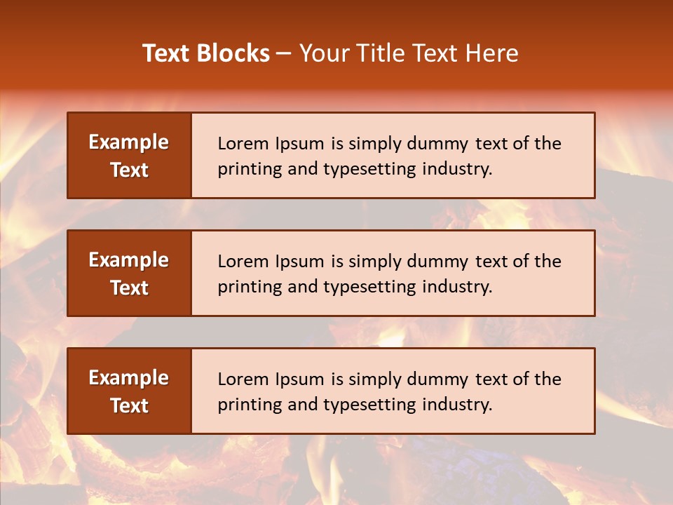 Red Disaster Pollution PowerPoint Template