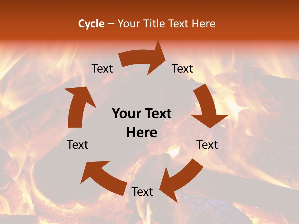 Red Disaster Pollution PowerPoint Template