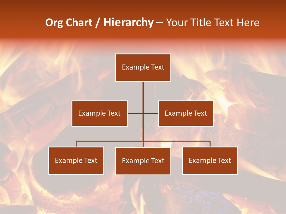 Red Disaster Pollution PowerPoint Template