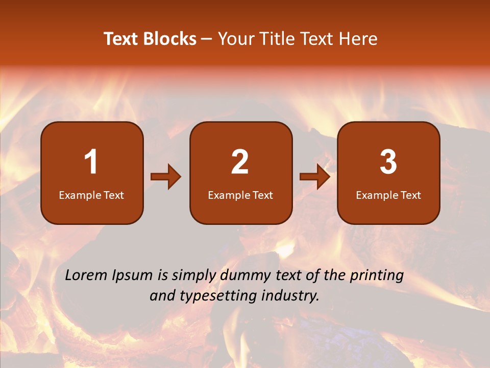 Red Disaster Pollution PowerPoint Template