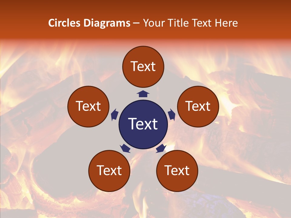 Red Disaster Pollution PowerPoint Template