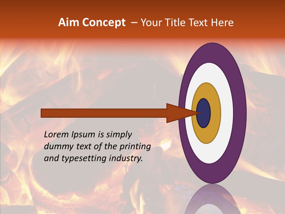 Red Disaster Pollution PowerPoint Template