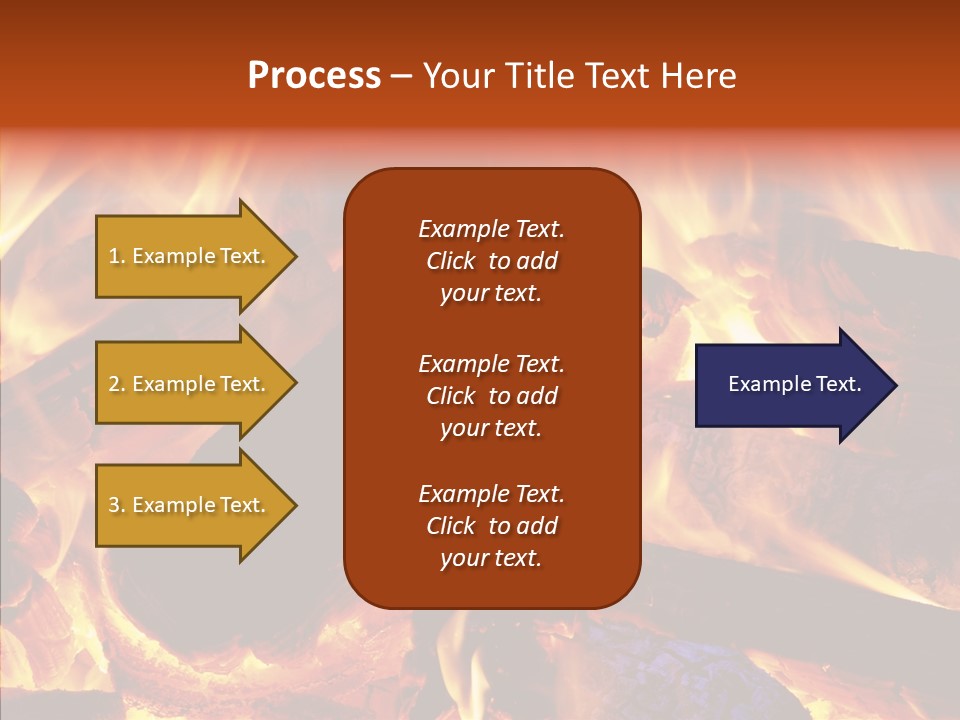 Red Disaster Pollution PowerPoint Template