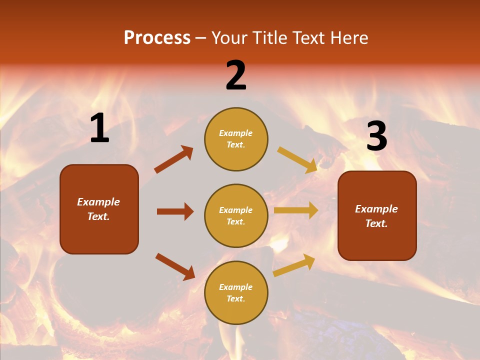 Red Disaster Pollution PowerPoint Template