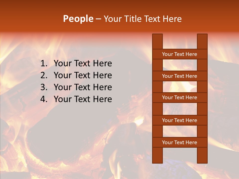 Red Disaster Pollution PowerPoint Template