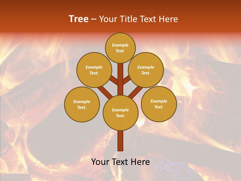 Red Disaster Pollution PowerPoint Template