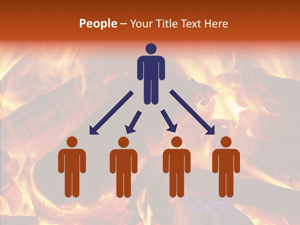 Red Disaster Pollution PowerPoint Template