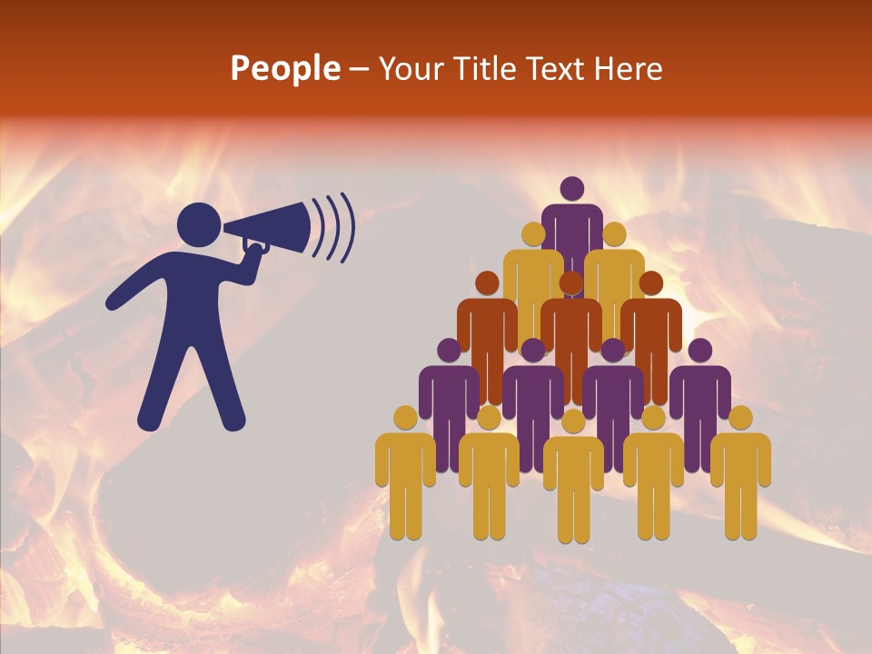 Red Disaster Pollution PowerPoint Template