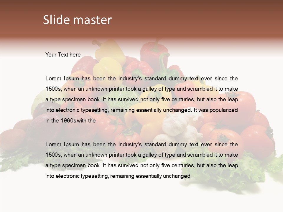 Background Ingredient Organic PowerPoint Template