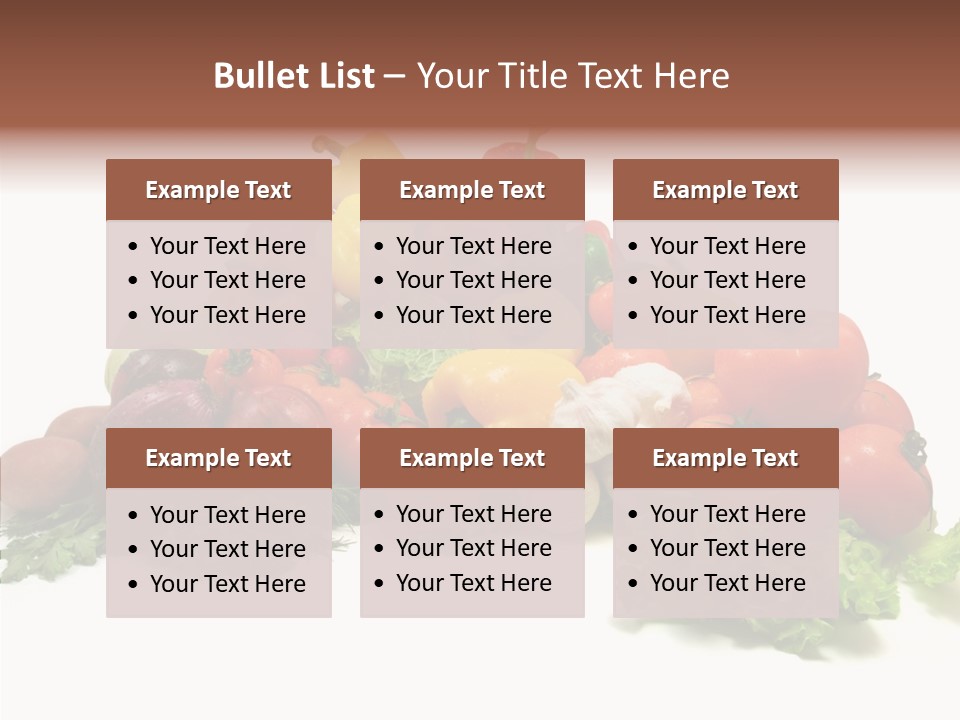 Background Ingredient Organic PowerPoint Template