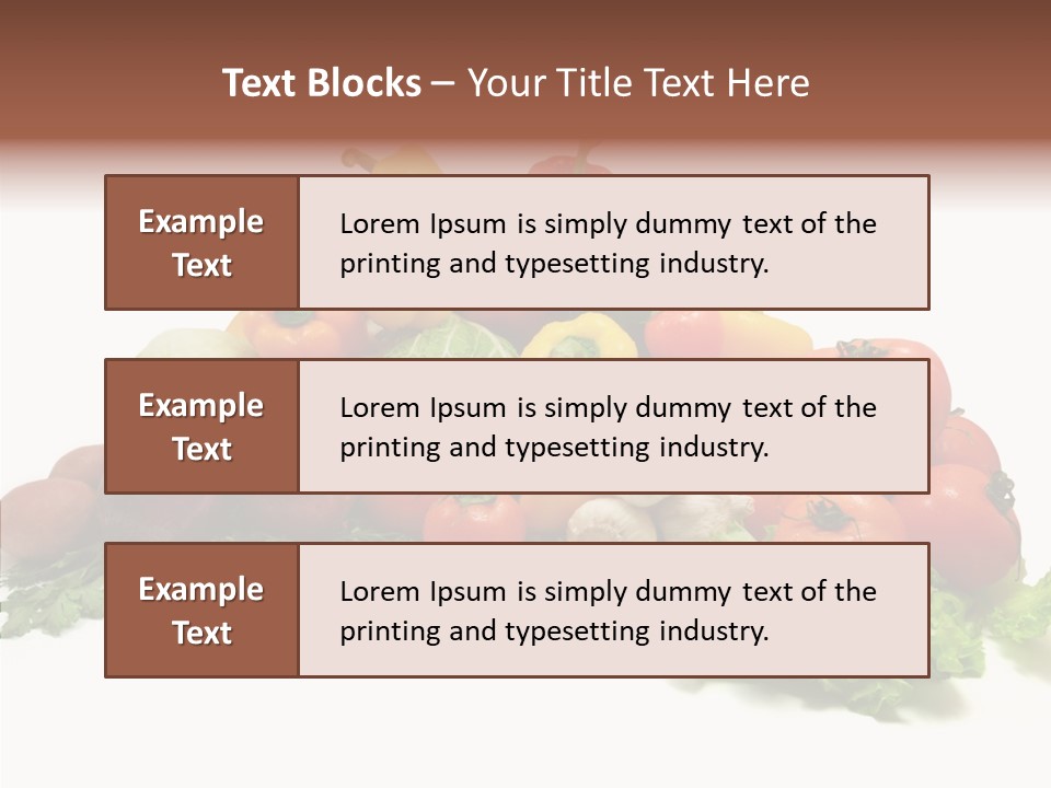 Background Ingredient Organic PowerPoint Template