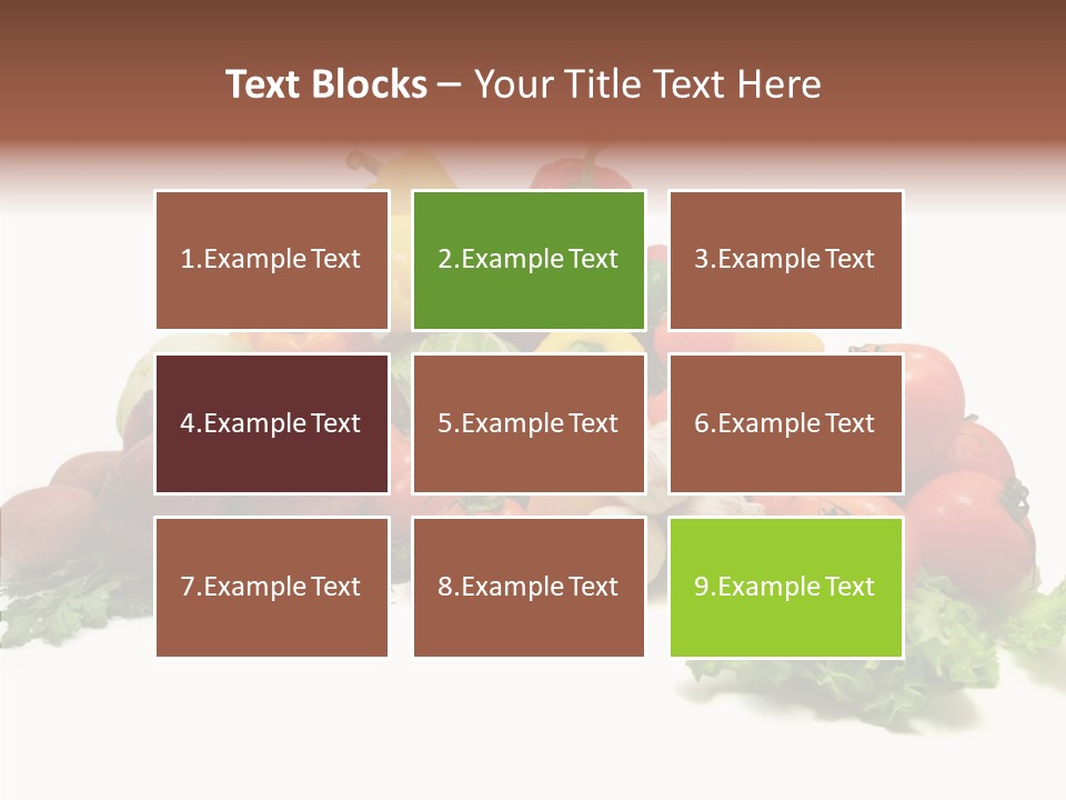 Background Ingredient Organic PowerPoint Template