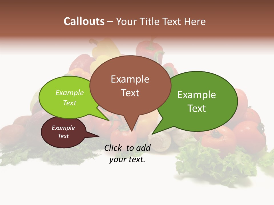 Background Ingredient Organic PowerPoint Template