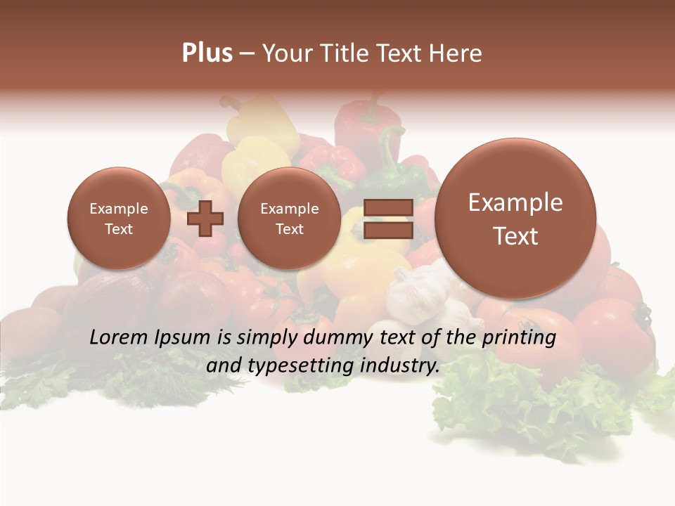 Background Ingredient Organic PowerPoint Template
