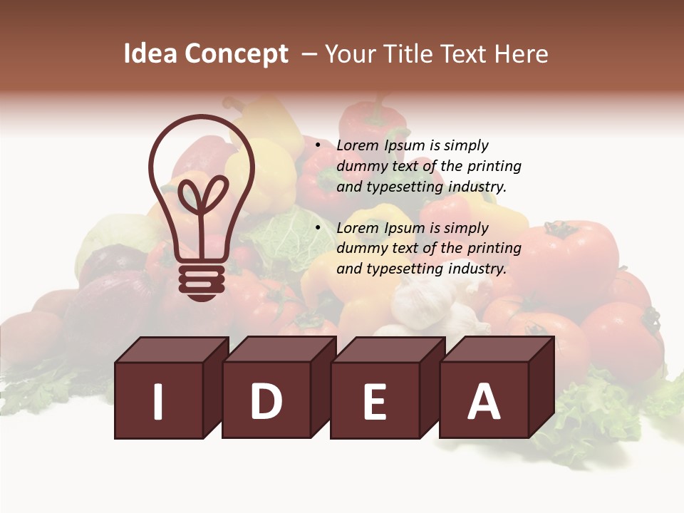 Background Ingredient Organic PowerPoint Template