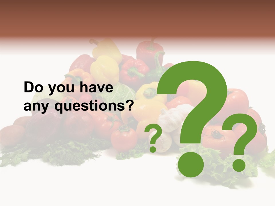 Background Ingredient Organic PowerPoint Template